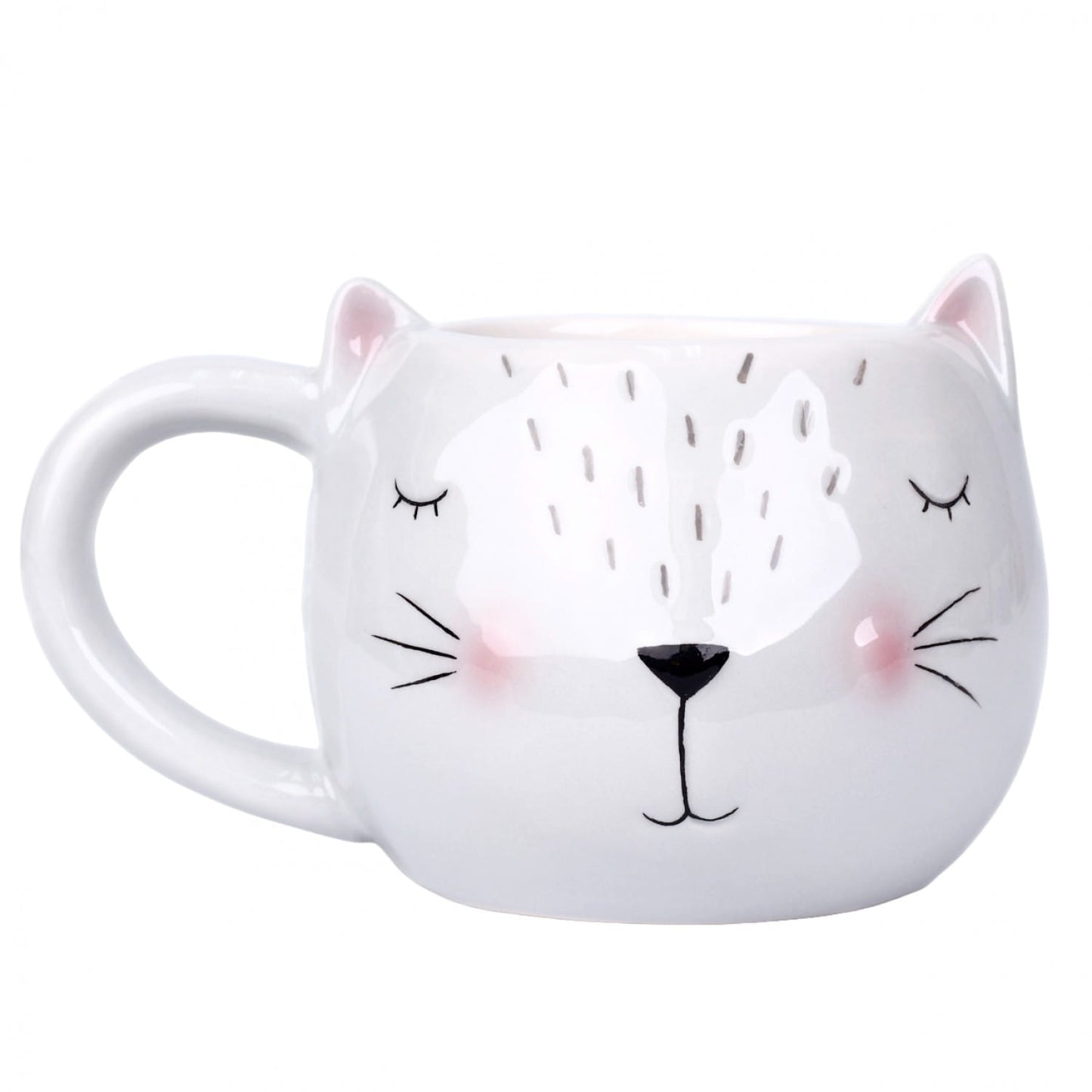 Helio Ferretti White Cat Mug