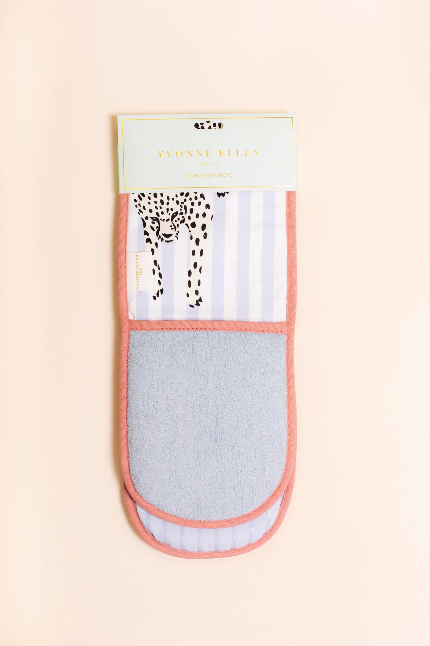Yvonne Ellen Double Oven Glove - Cheetah