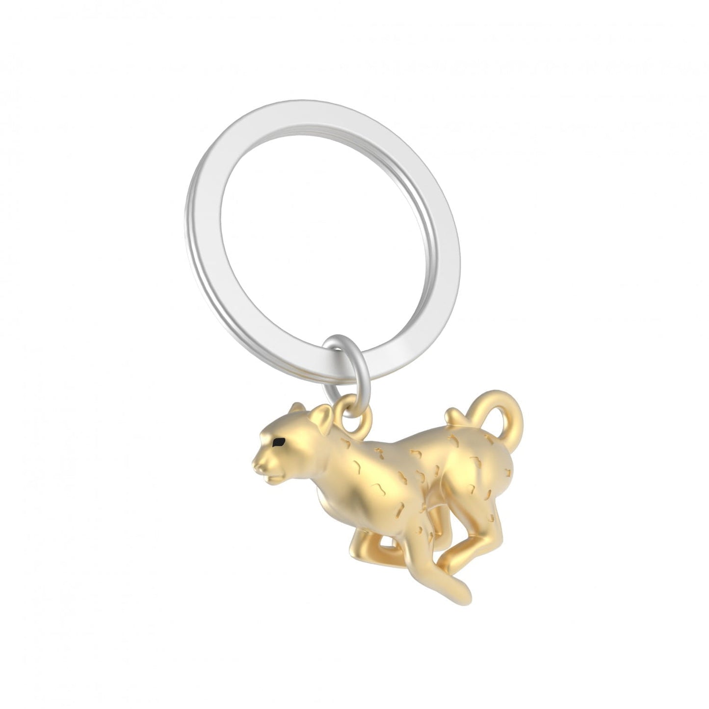 Metalmorphose Pearl Gold Leopard Keyring