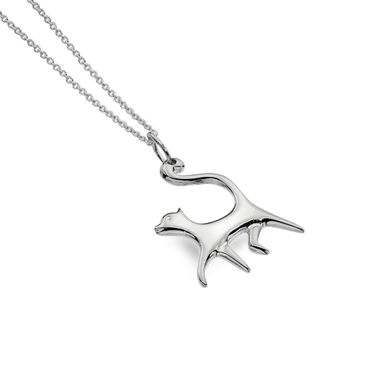 Origins Prancing Cat Necklace