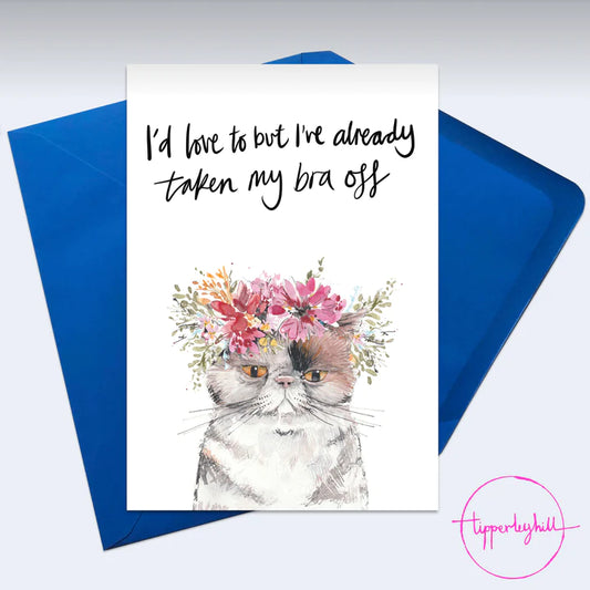 Tipperleyhill Bra Greeting Card