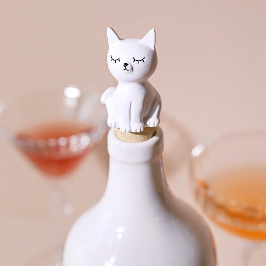 Lisa Angel Seated Cat Bottle Stopper