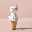 Lisa Angel Seated Cat Bottle Stopper