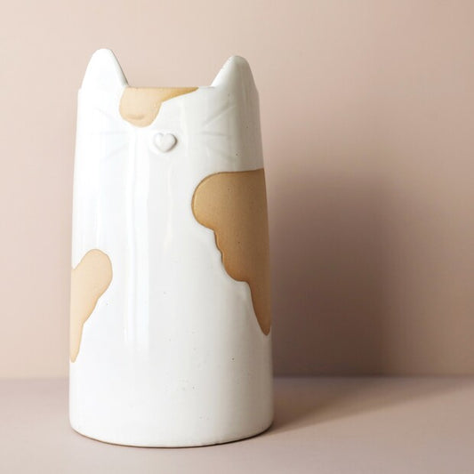 Lisa Angel Textured Ceramic Cat Vase