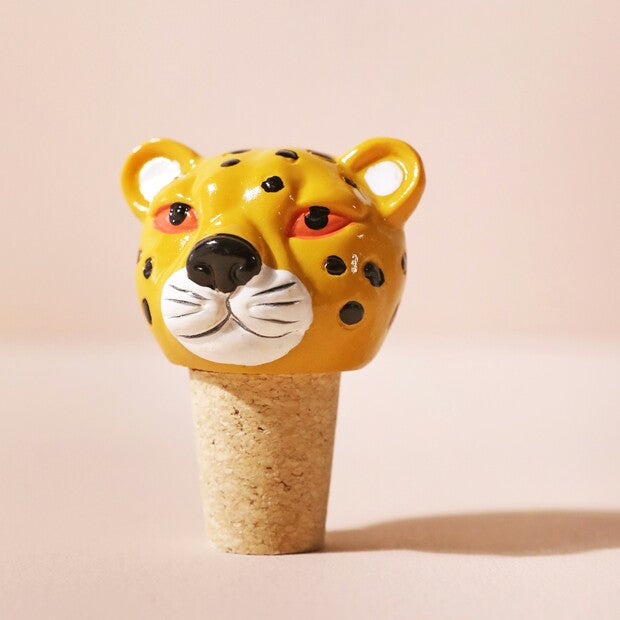 Lisa Angel Leopard Bottle Stopper