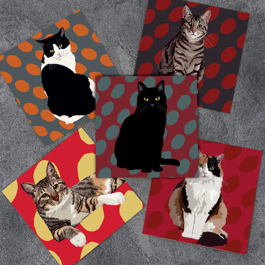 Leslie Gerry Cats Card Pack Wallet