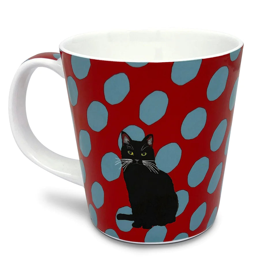 Leslie Gerry Black Cat Mug