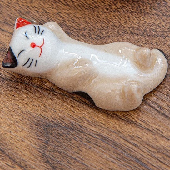 Gohobi Ceramic Sleepy Cat