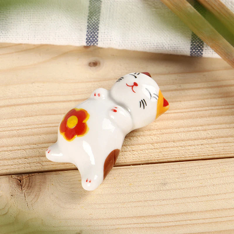 Gohobi Ceramic Lying Down Cat