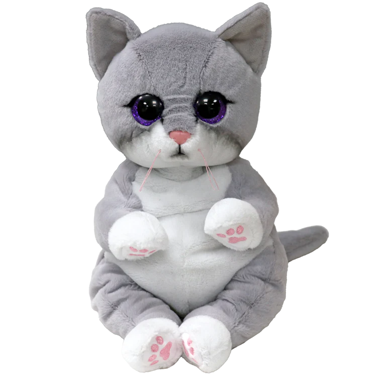 Ty Beanie Bellies: Morgan Grey Cat