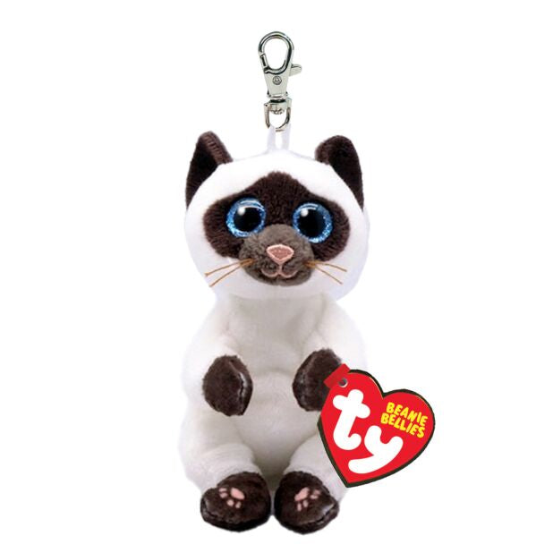 Ty Beanie Bellies Clips: Miso Siamese Cat