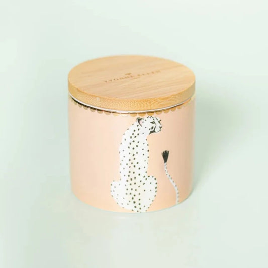 Yvonne Ellen Small Storage Jar - Cheetah