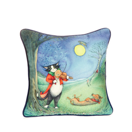 At Home in the Country Hey Diddle Diddle Cushion