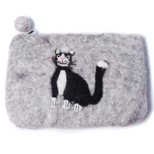 Amica Felt Cat Coin Purse