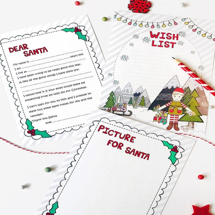 Flossy Teacake Elf Letter to Santa